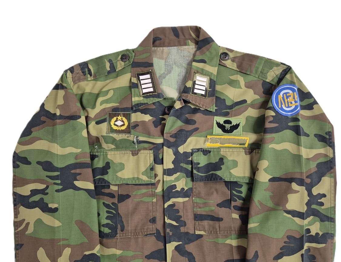 육군 구형 3사관학교 4학년 생도 중기형 동계 전투복 상의 자켓 (XL) 상품이미지9