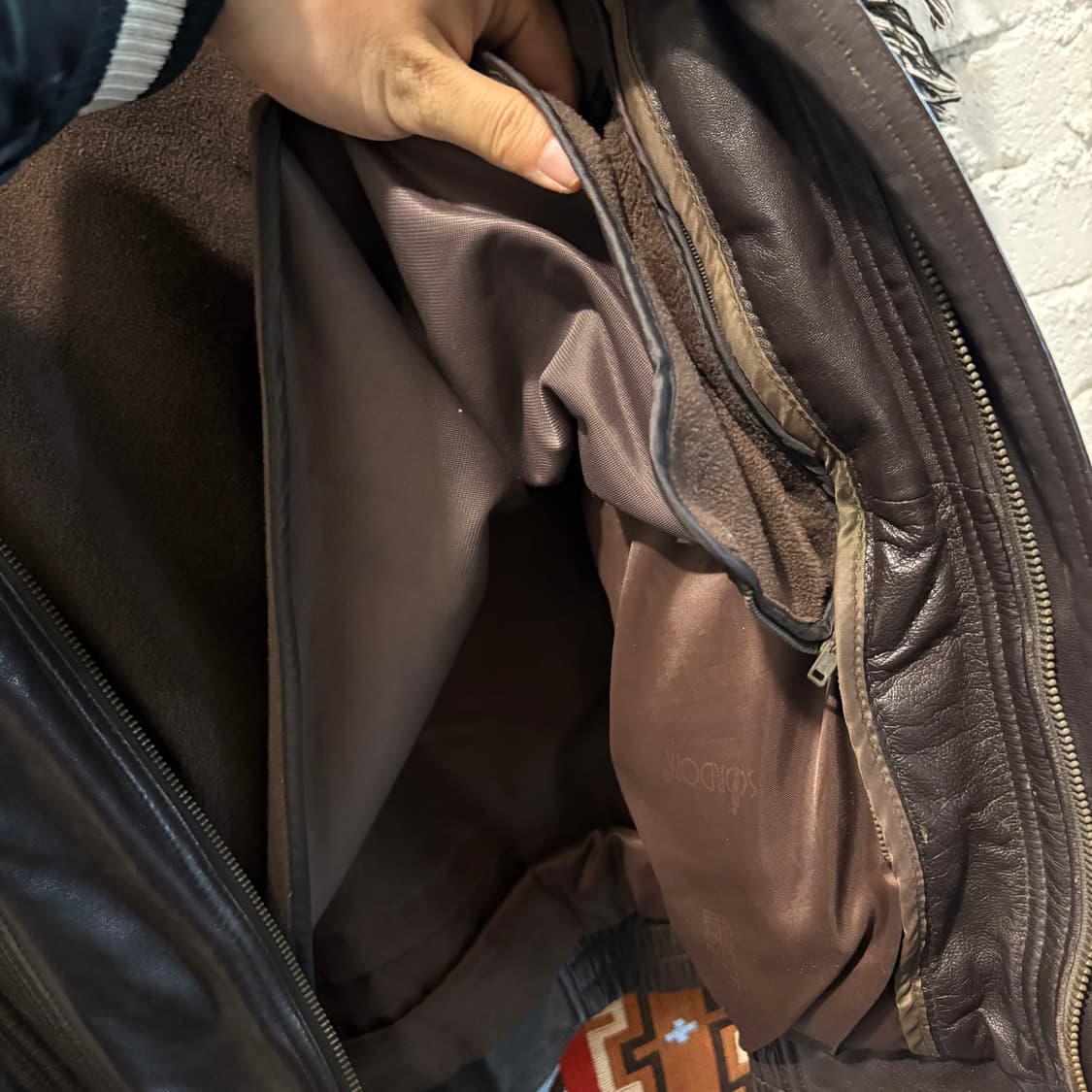 SORDOPA 빈티지 양가죽 봄버자켓 상품이미지7