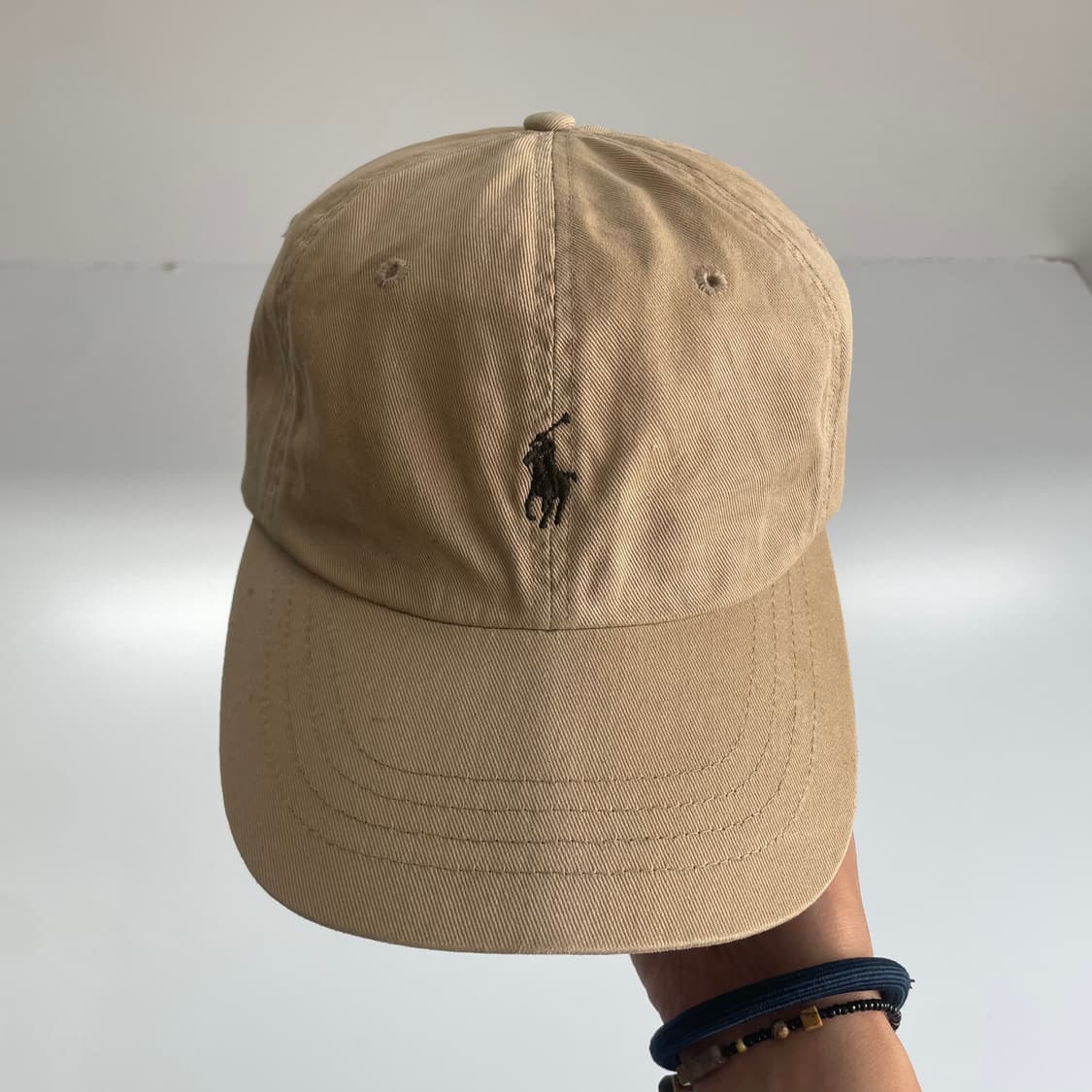 Polo  폴로 랄프로렌 90,s 베이지 볼캡 상품이미지1
