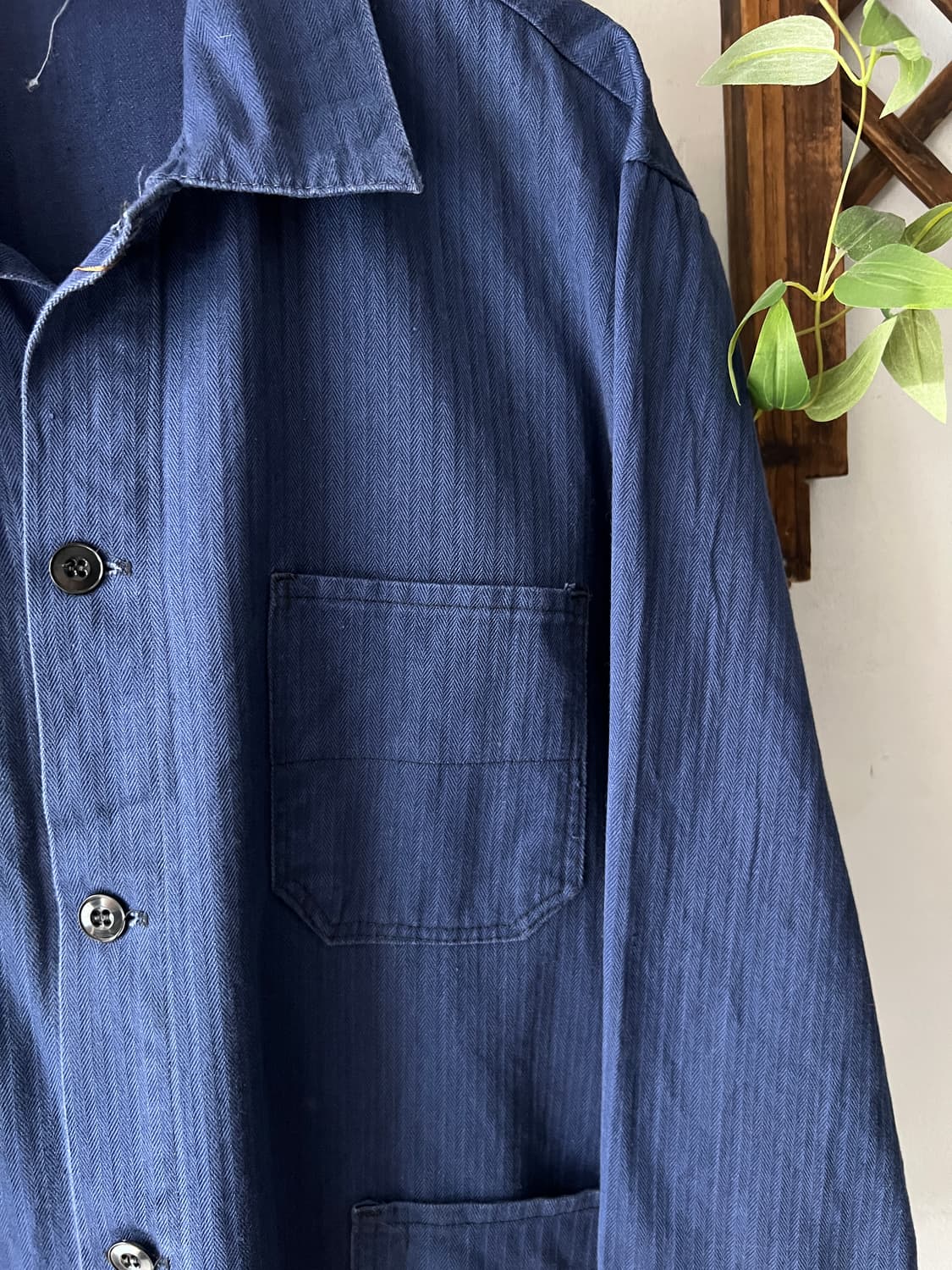 [L]90's 빈티지 HBT 헤링본 프렌치 워크자켓 상품이미지3