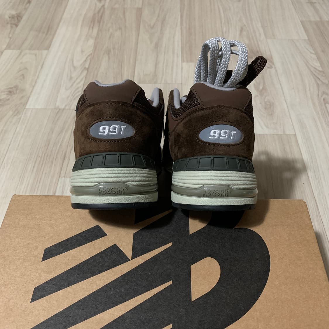 뉴발란스 991 메이드 인 UK 모카 브라운 270 새상품 상품이미지2