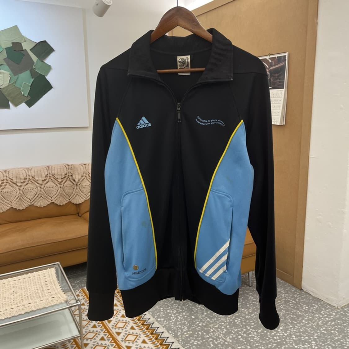 아디다스 2010 남아공 아르헨티나 유니폼 져지 집업 110 C10492 상품이미지3