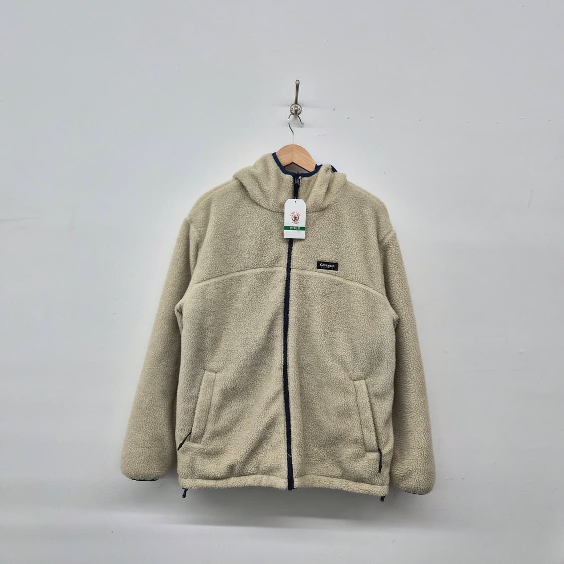 커버낫 양면 후리스 후드 집업 남성 L 상품이미지1