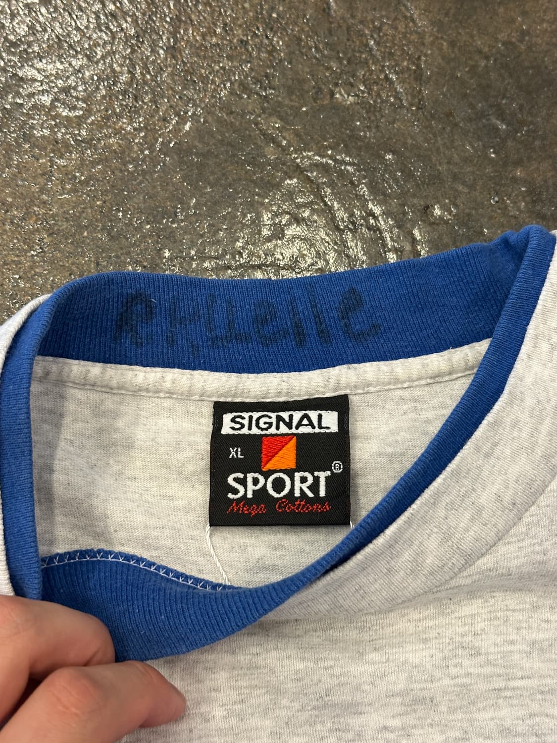 90s Made In USA 싱글스티치 링거티 XL 상품이미지5