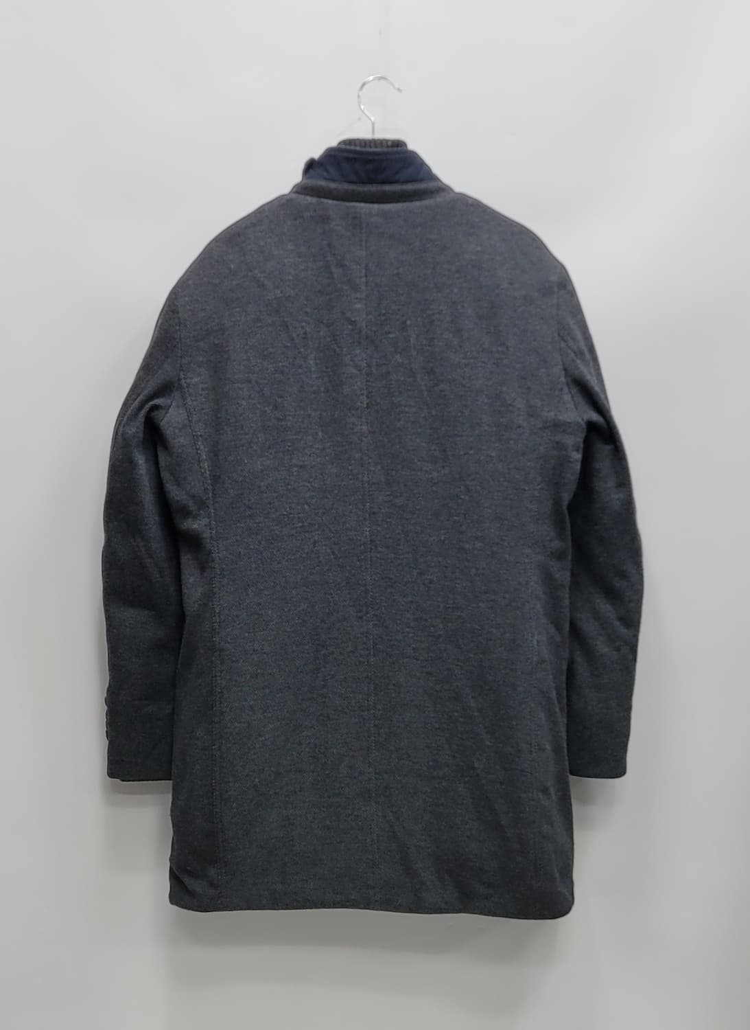 series 시리즈 이중 플라켓 다운 패딩 코트 / 남 100 차콜 
 상품이미지2