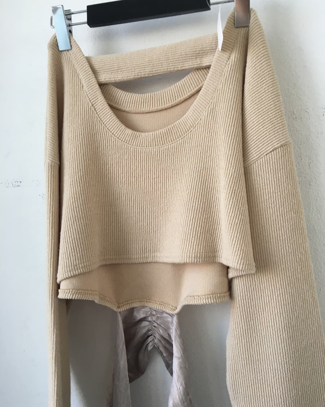 Tied point ribbed knit 상품이미지4