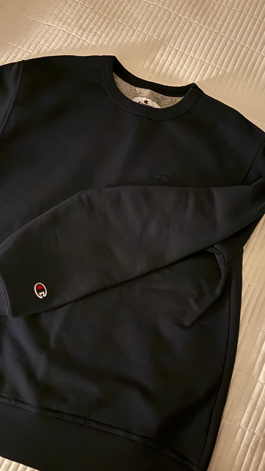 챔피온 맨투맨 네이비 M 상품이미지1