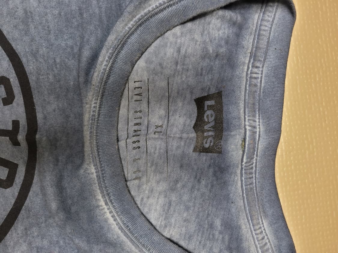 리바이스 Levis 남자 인디고워싱 그래픽 반팔티 
XL 블루 상품이미지5