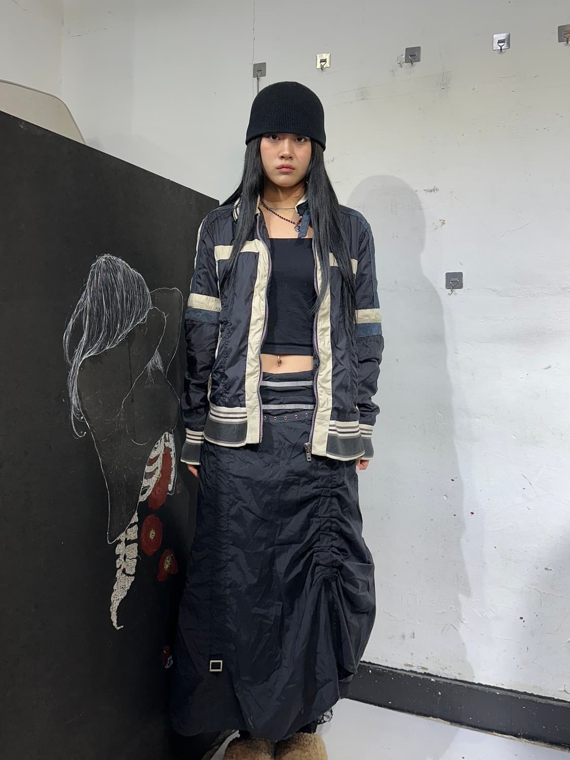 돌체 앤 가바나 00s 라이더 트랙 자켓 고딕 점퍼 M 상품이미지2