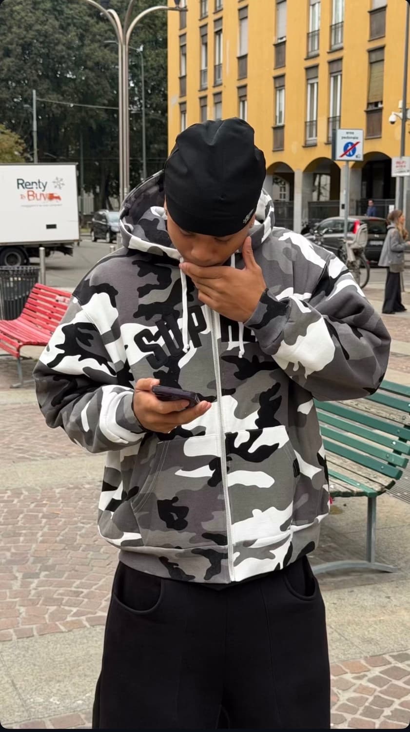 슈프림 아크 써멀 후드 집업 카모 상품이미지1