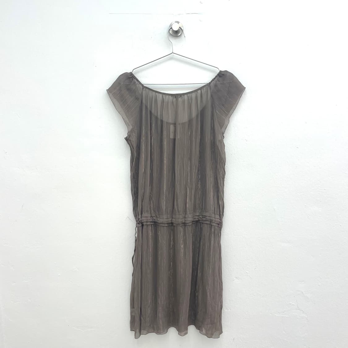 Shimmer sheer tunic dress 상품이미지2