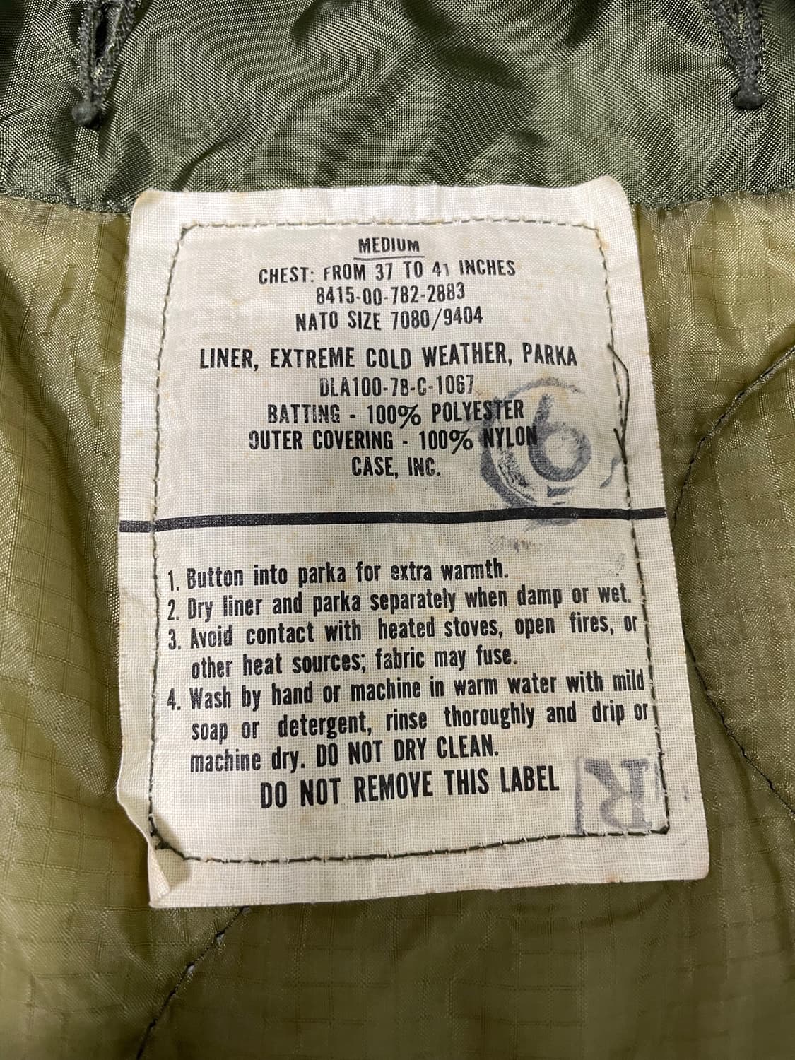 m65 og 피쉬테일 오리지널 개파카 미디움 세트 상품이미지4