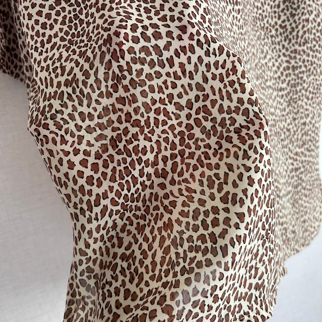 Vintage Leopard Pattern Shirts 상품이미지6