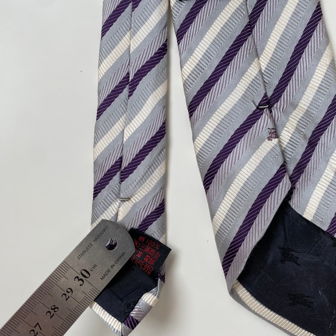 버버리 심플로고 정품 명품 넥타이 (Burberrys) 7.7cm 상품이미지5