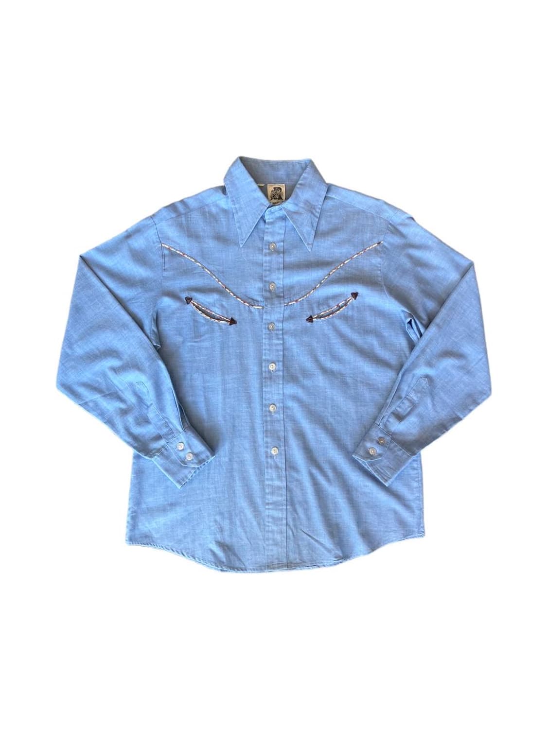 70-80s Kennington chambray western shirt 상품이미지1