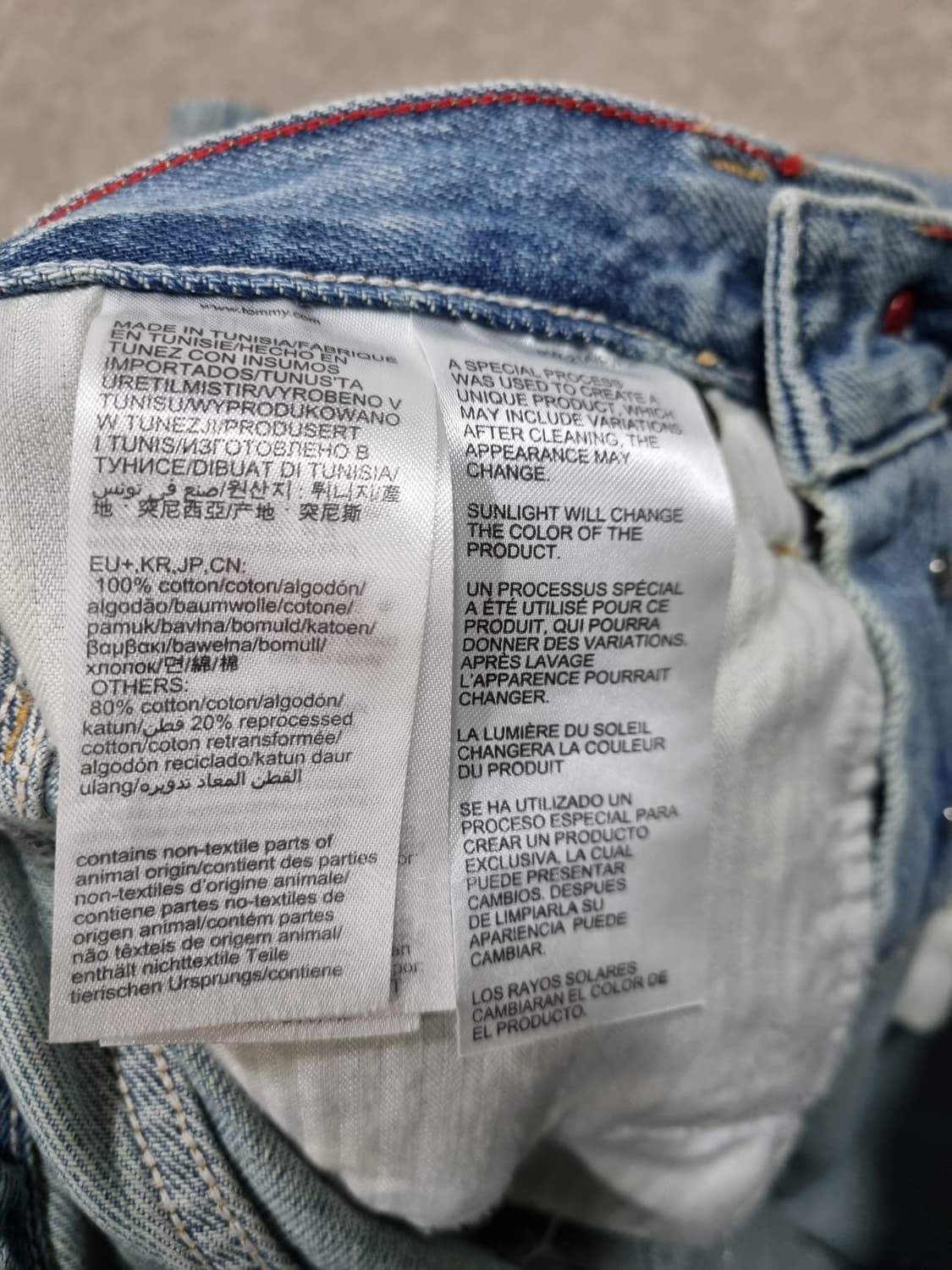 여성 26~27인치 타미힐피거 데님 청치마 스커트 상품이미지5