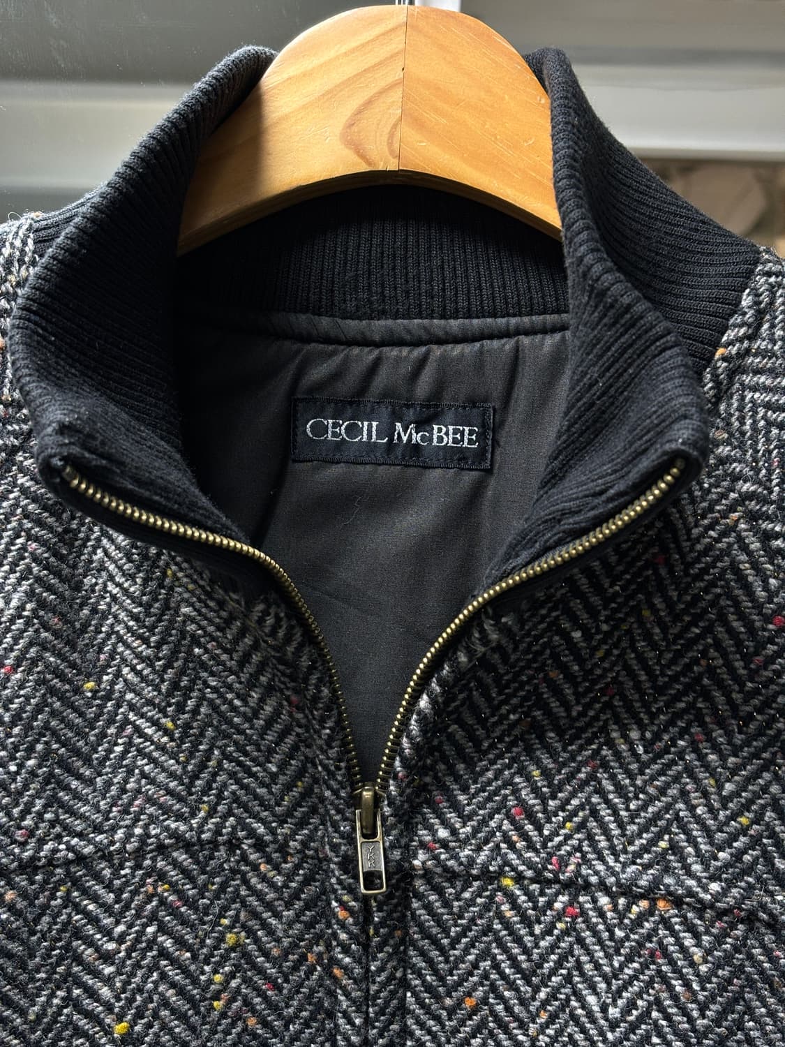 세실맥비 헤링본 봄버자켓 상품이미지3