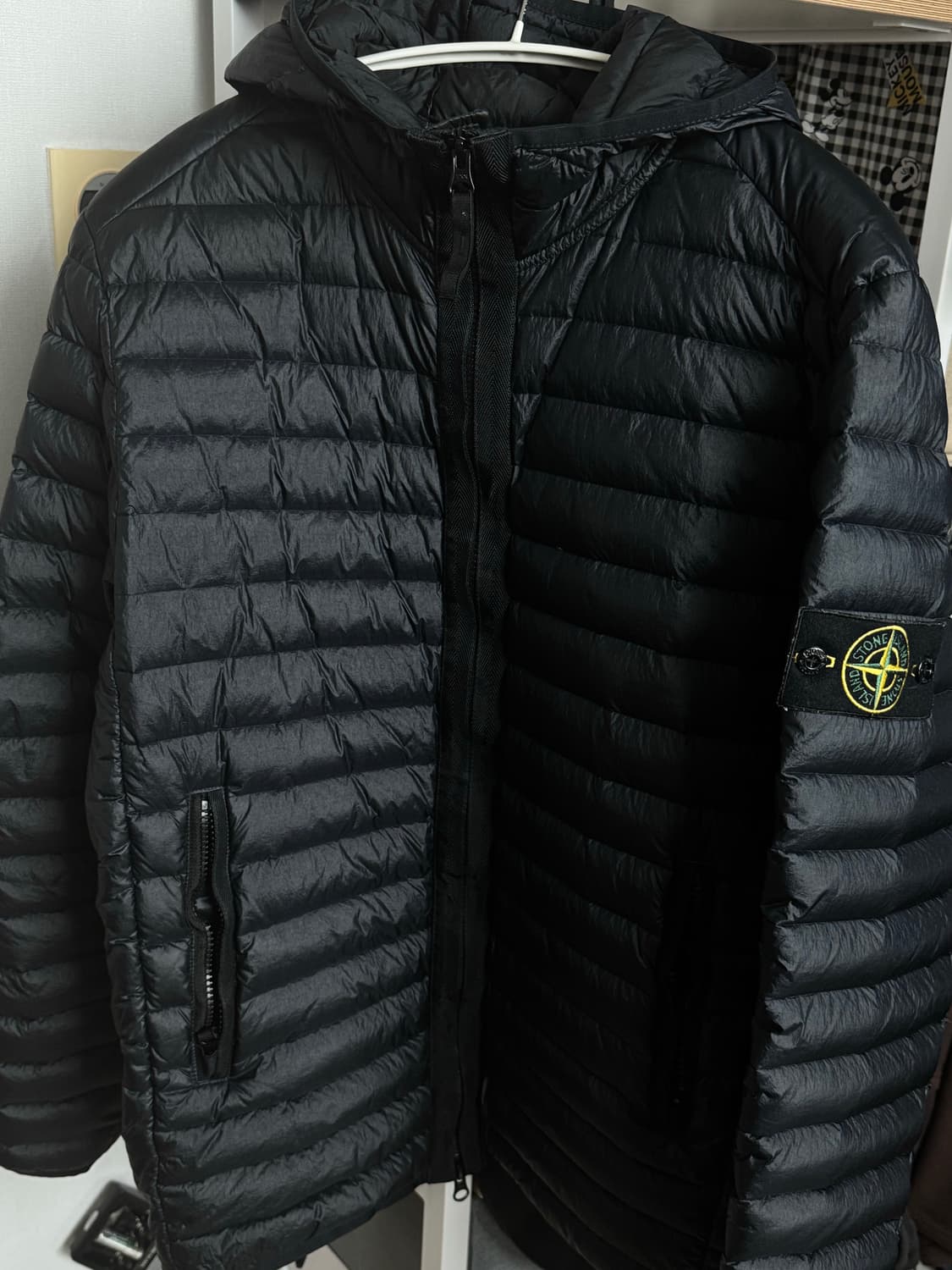 스톤아일랜드 룸우븐 경량 패딩 네이비 상품이미지2