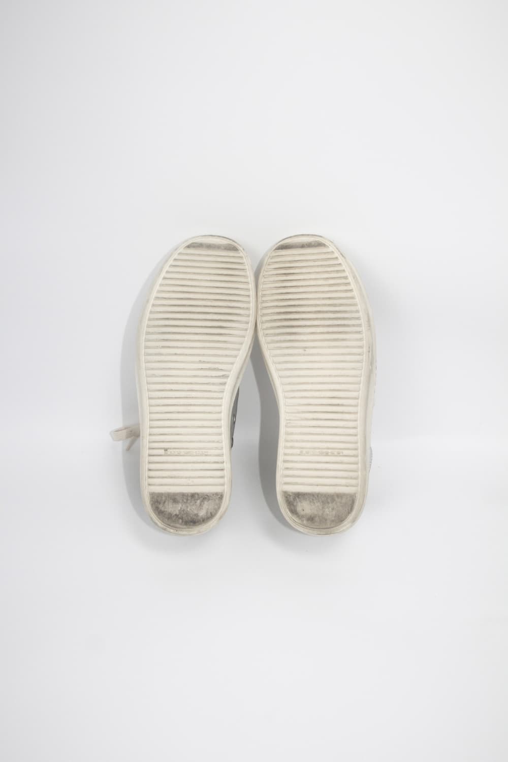 릭오웬스 다크쉐도우 실버 새틴 라몬즈 로우 스니커즈 상품이미지7