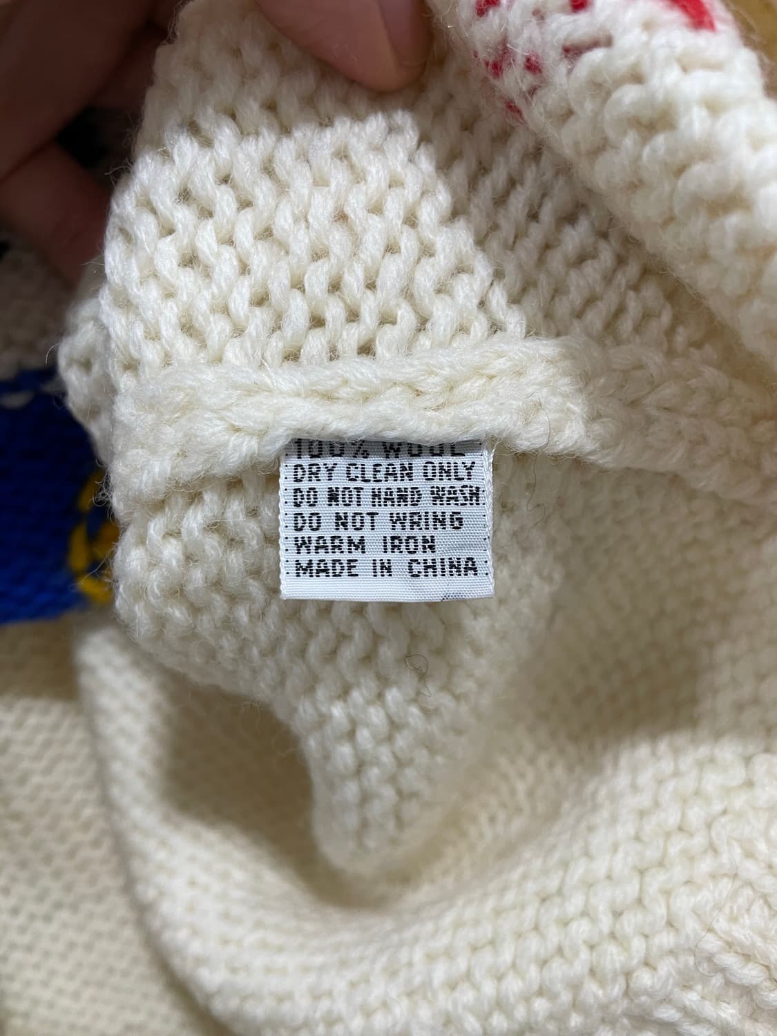 (빈티지) 레어 90‘s Ken Done 켄 돈 코알라 울 핸드니트 상품이미지5