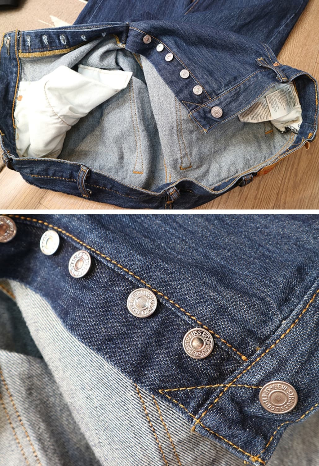 
LEVIS 리바이스 501 진청 데님
실측 36사이즈  상품이미지7