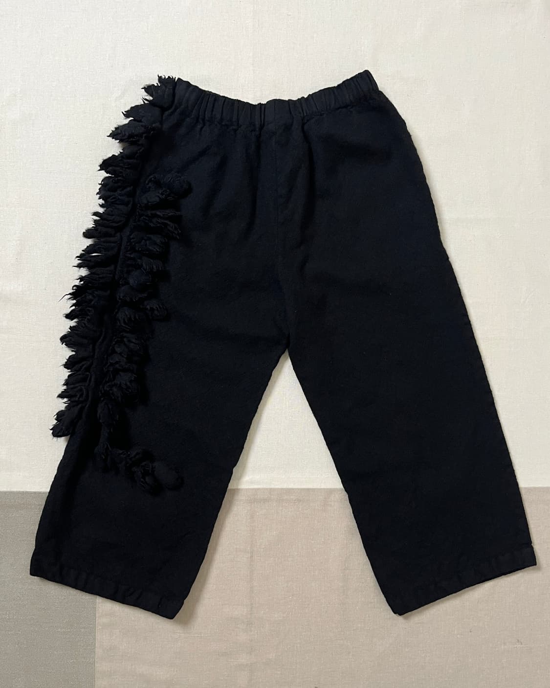 꼼데가르송 축융 울 사이드 테슬 이지팬츠 comme des garcons 상품이미지5