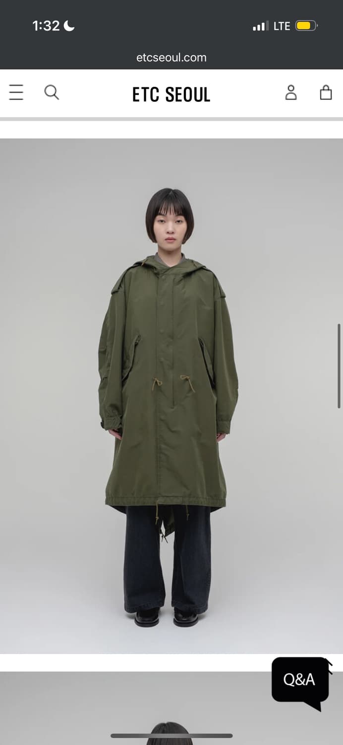 구매) 시오타 M-1951 Park Shell 5사이즈 상품이미지2