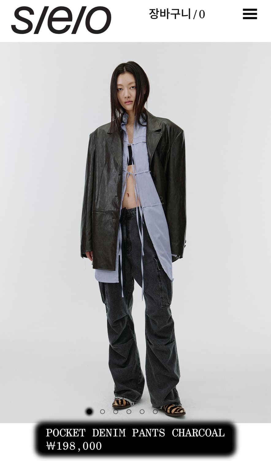 SEO 에스이오 포켓 데님 팬츠 1사이즈 상품이미지1