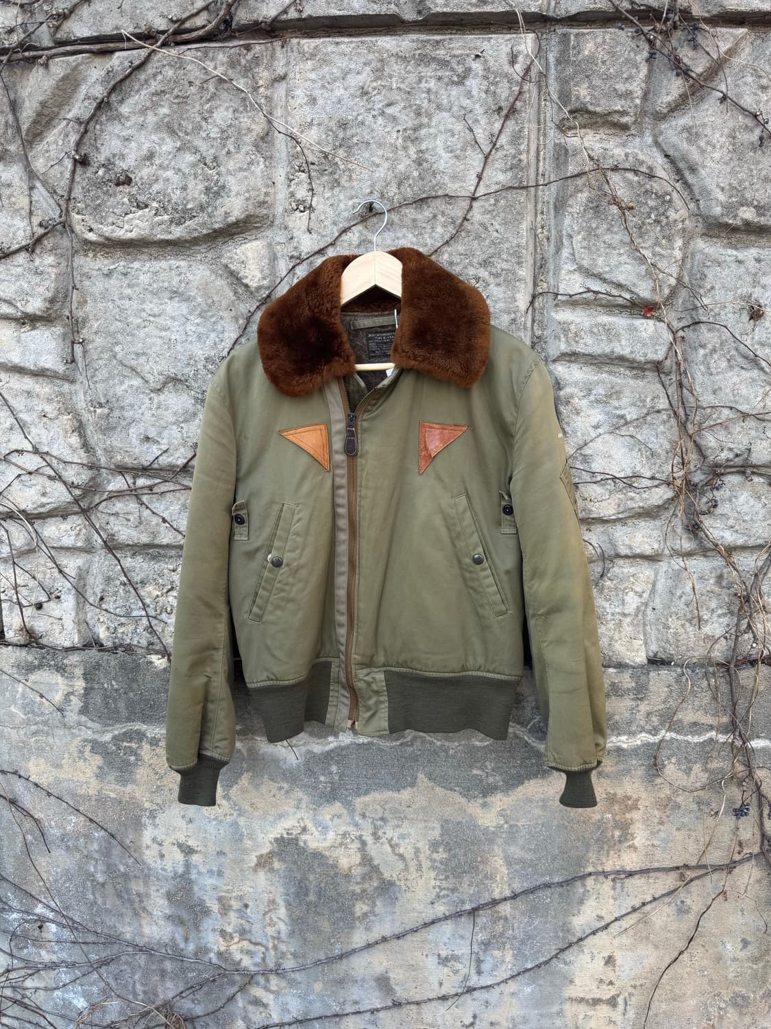 40s 미군 복각 버즈릭슨 b-15a 항공 점퍼 자켓 ma-1 상품이미지1