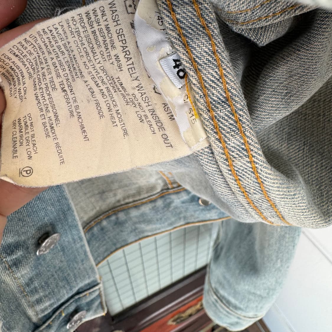 00s 헬무트 랭 type 3 데님 자켓 상품이미지4