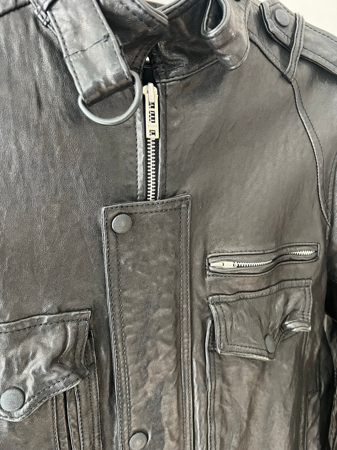 엘록 / 양가죽 블루종 자켓 / M(100) 상품이미지3