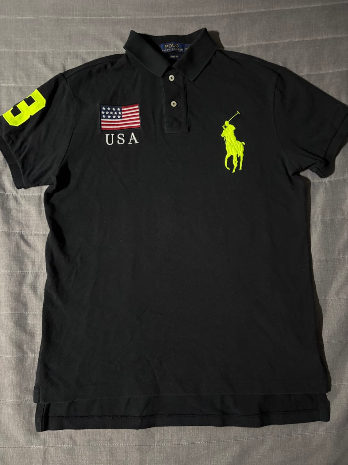 신형택)폴로 빅포니 치프키프 usa 성조기 카라티 상품이미지1