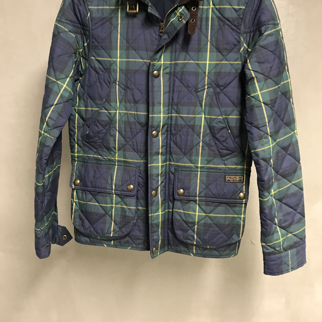 폴로 랄프로렌 타탄 퀄팅 자켓 XS(W) 상품이미지3