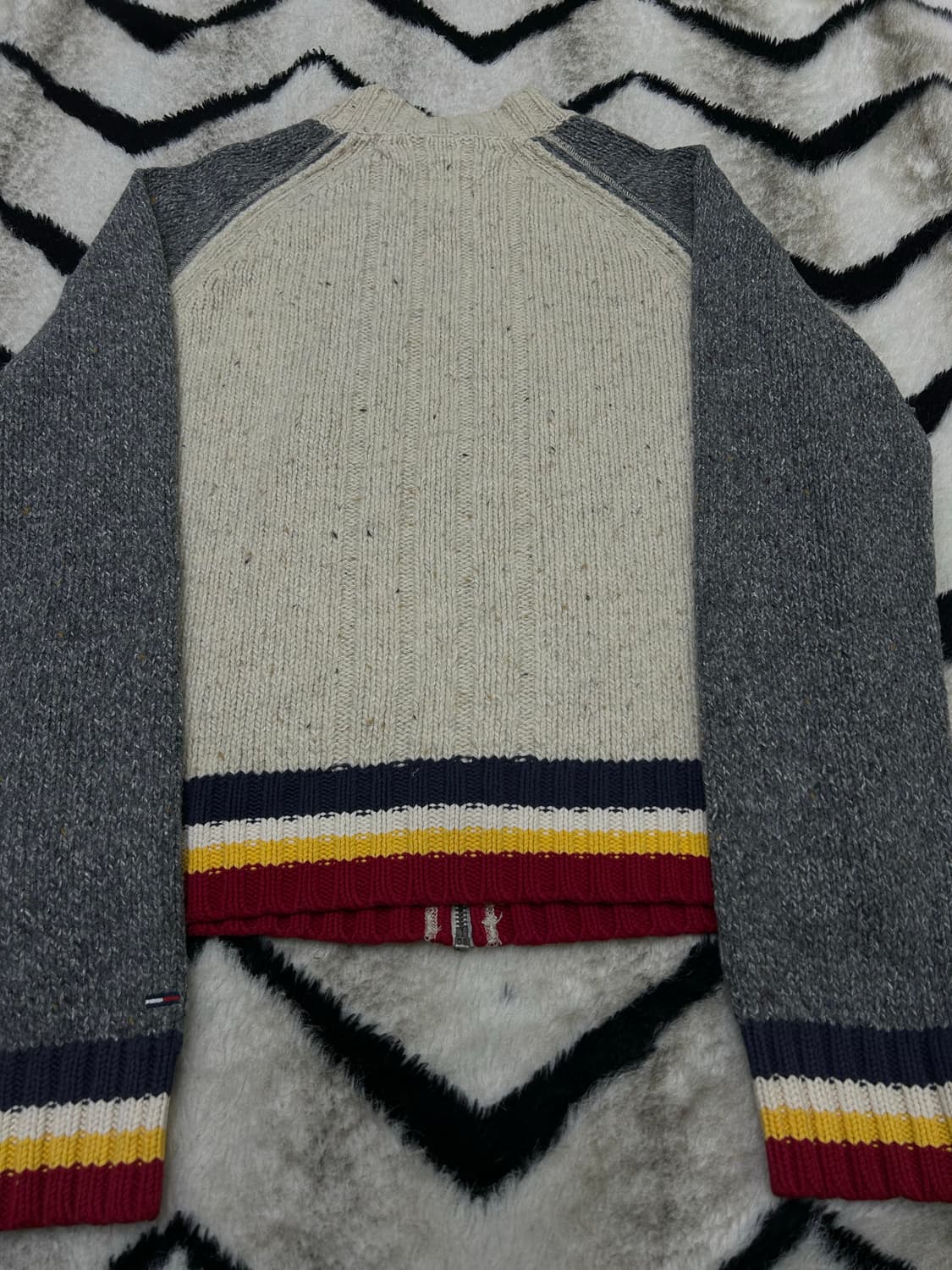 [S]타미힐피거 85컬렉션 풀집업 니트 상품이미지4