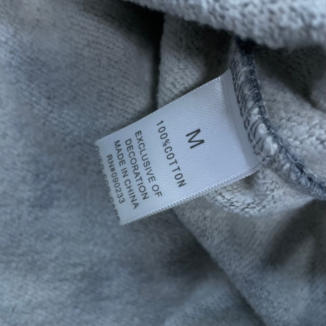 에센셜 피어오브갓 백 로고 리플렉티브 후드티 그레이 상품이미지6