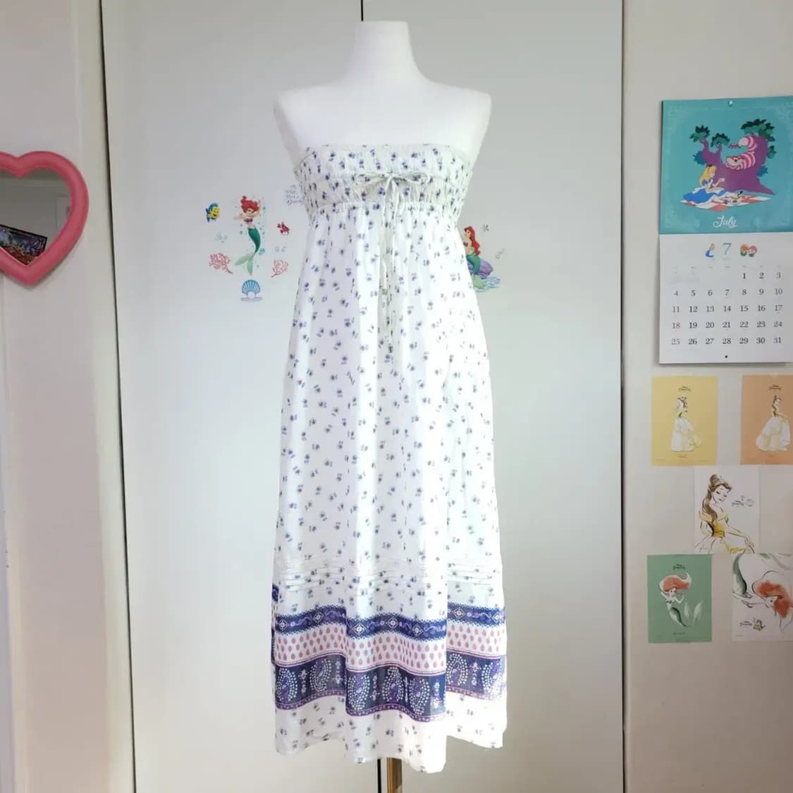 일본빈티지 보헤미안 탑원피스  상품이미지2