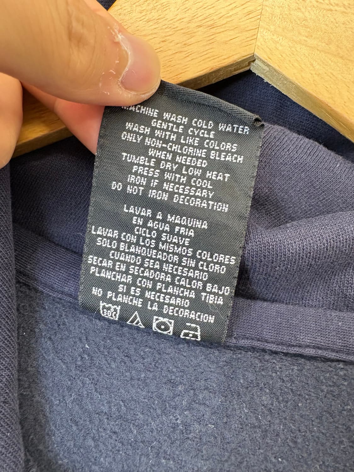 폴로랄프로렌 폴로진스 빈티지 네이비 후드집업 상품이미지7