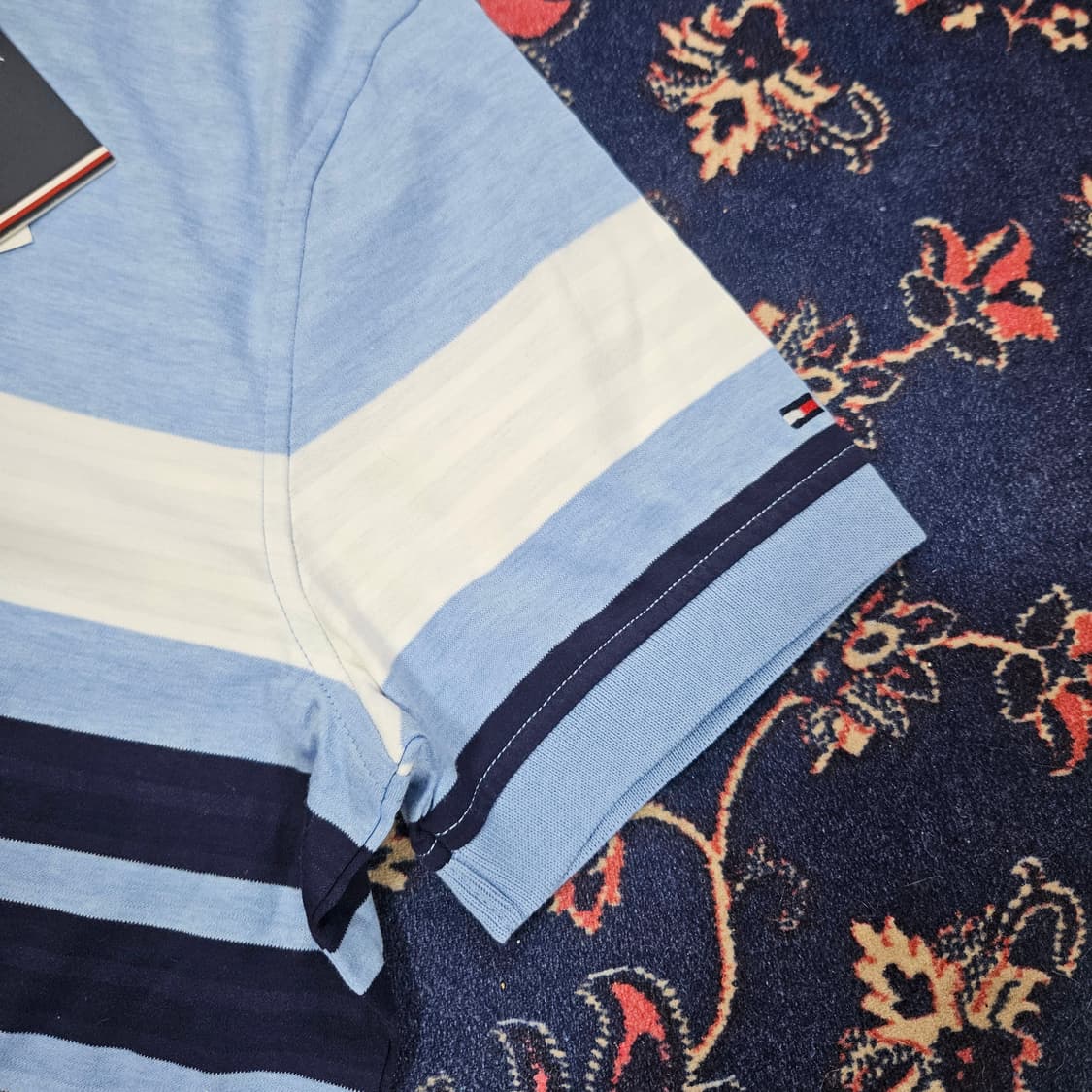 (새상품)타미힐피거 스트라이프 반팔 카라티
 상품이미지2