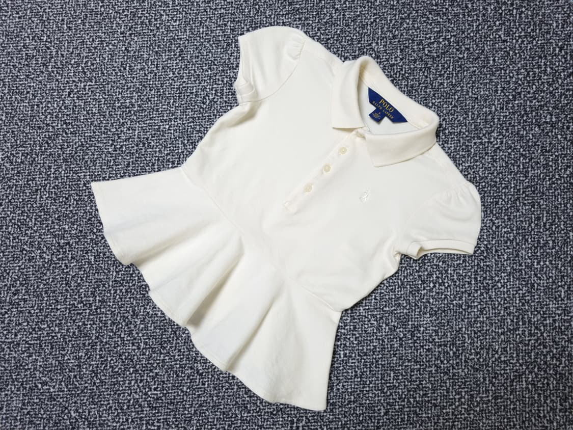 [무료배송][120]폴로 키즈 피케 프릴 반팔티 카라티 상품이미지3