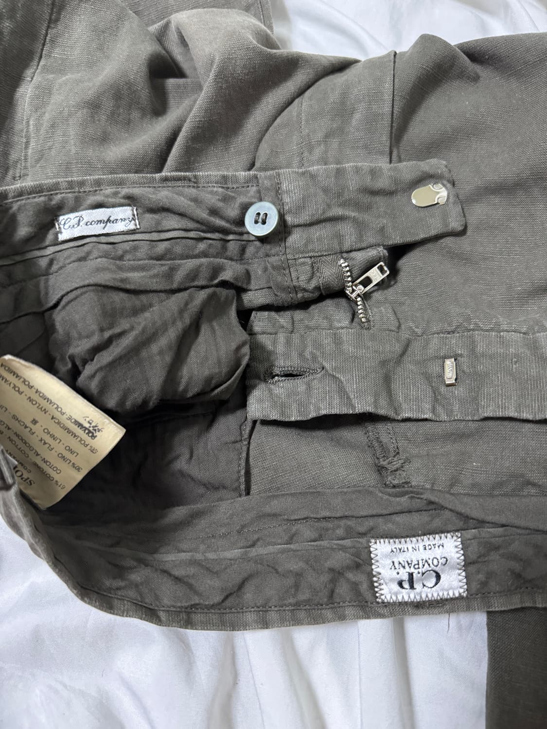 빈티지 CP Company 린넨 블렌드 팬츠 상품이미지4