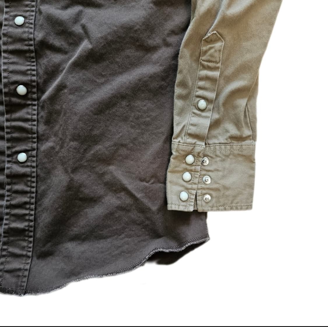🤎 Wrangler 빈티지 투톤 웨스턴 셔츠  상품이미지4