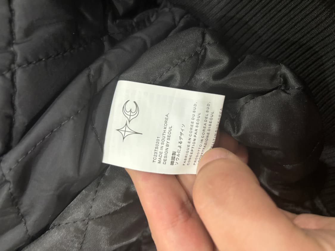 떠그 클럽 / 블랙 스터드 항공 점퍼 / 3 xl 105 상품이미지6