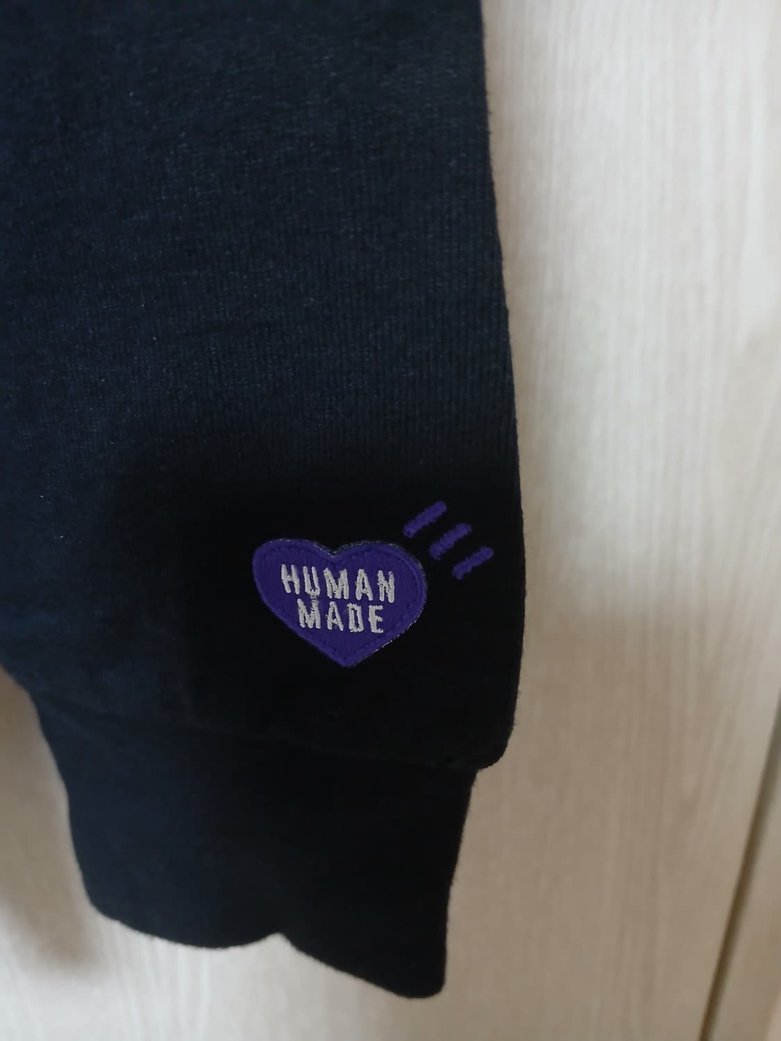 휴먼메이드 롱슬리브 블랙 XL 새상품 상품이미지2