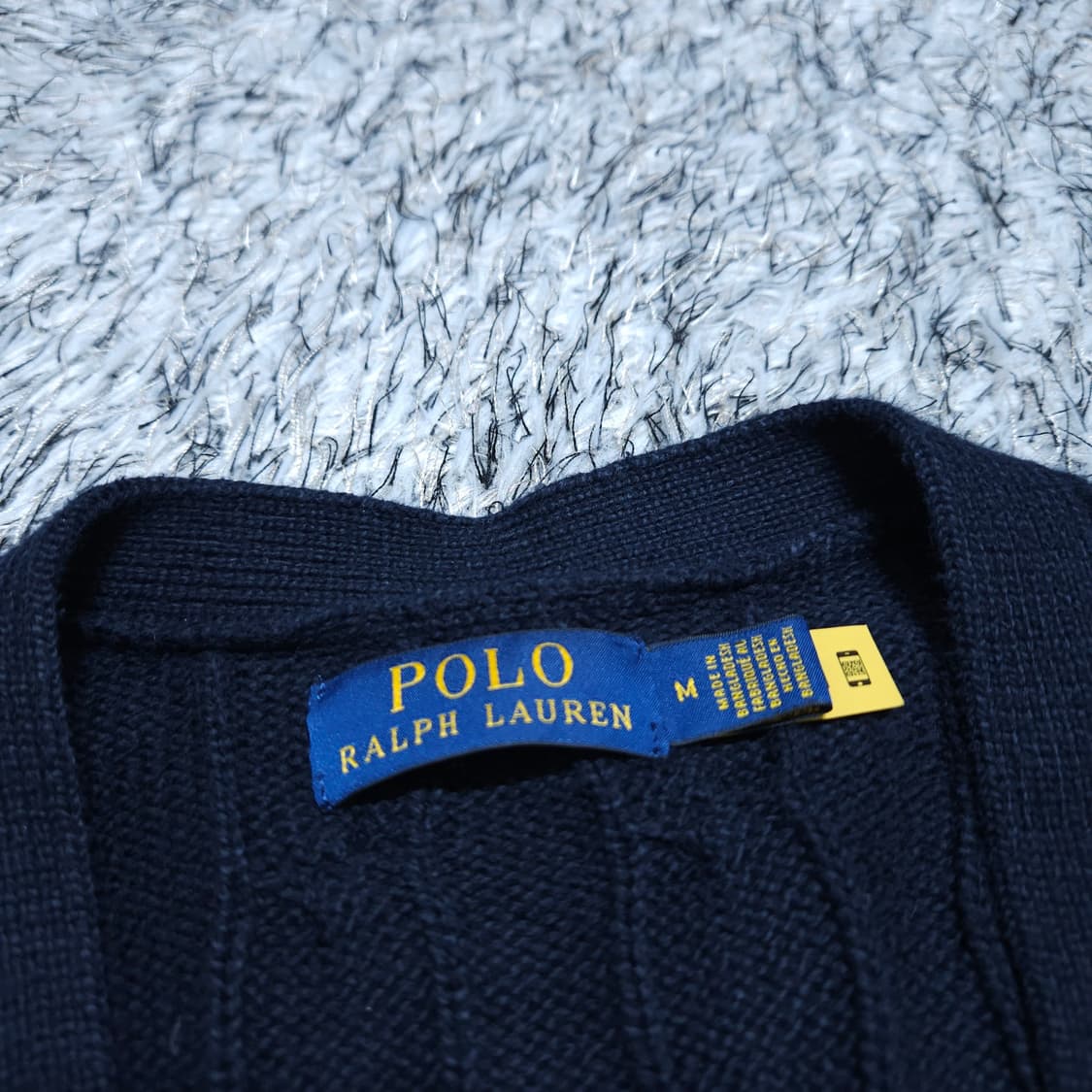 폴로랄프로렌) M 남자 케이블니트 꽈배기가디건 / 왕눈이샵 상품이미지7