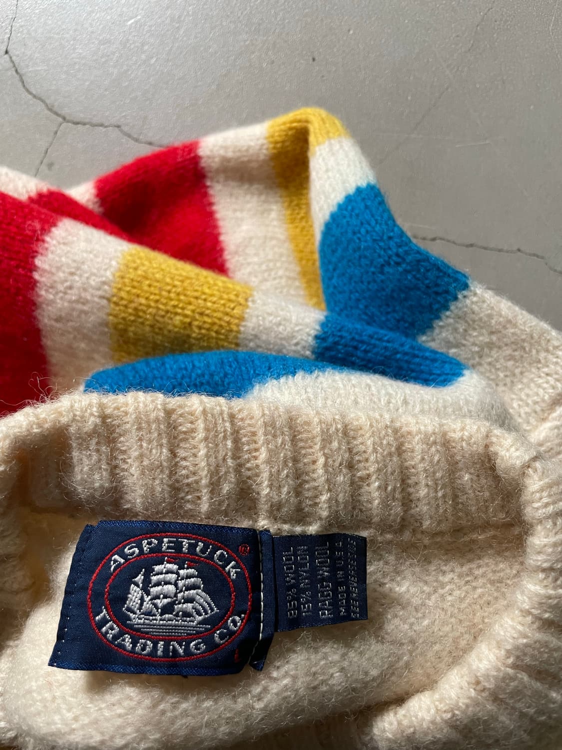 80‘s애스퍼턱 트레이딩 컴퍼니 Wool Knit Sweater 상품이미지4