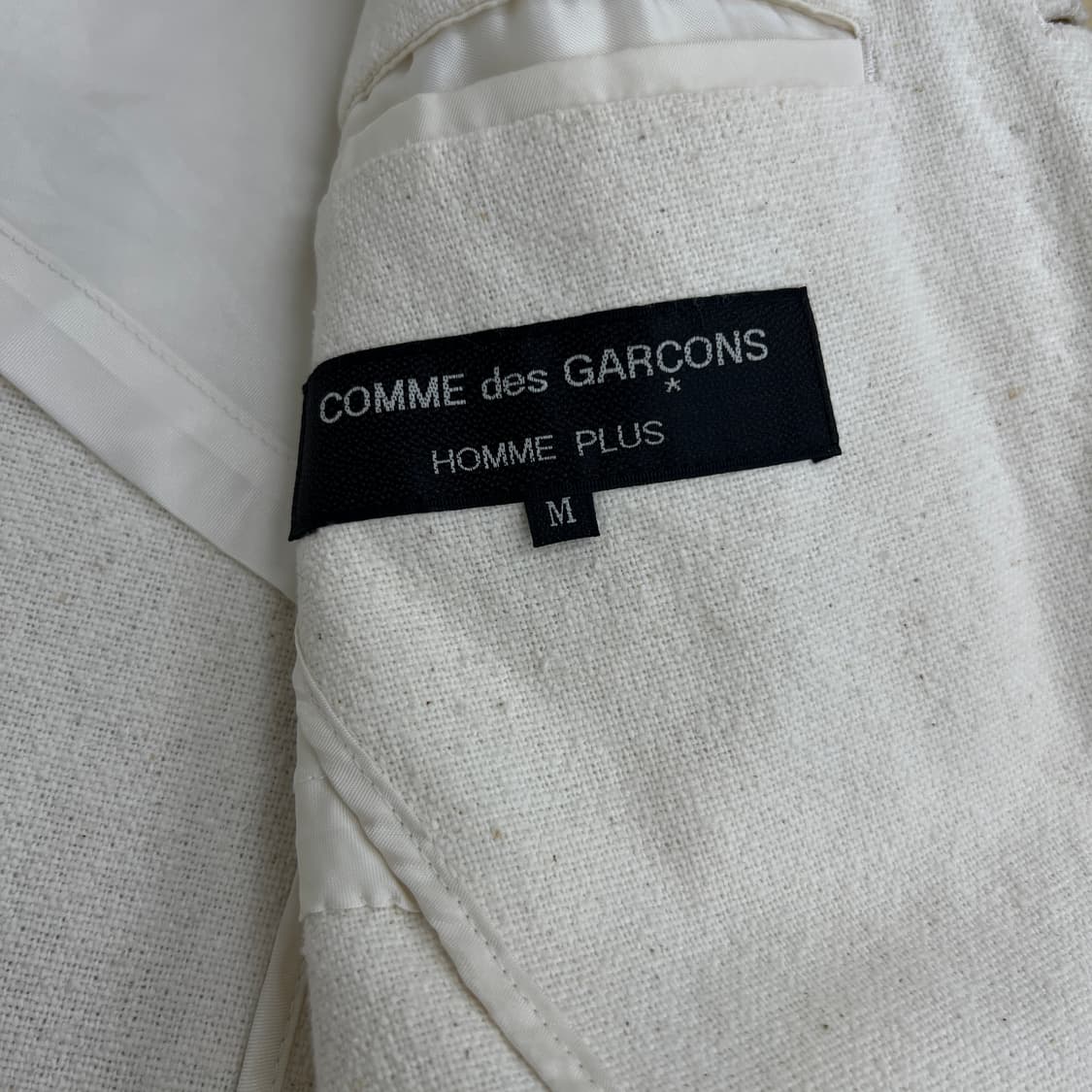 90's 꼼데가르송 옴므 플러스 싱글 블레이저 M 상품이미지4