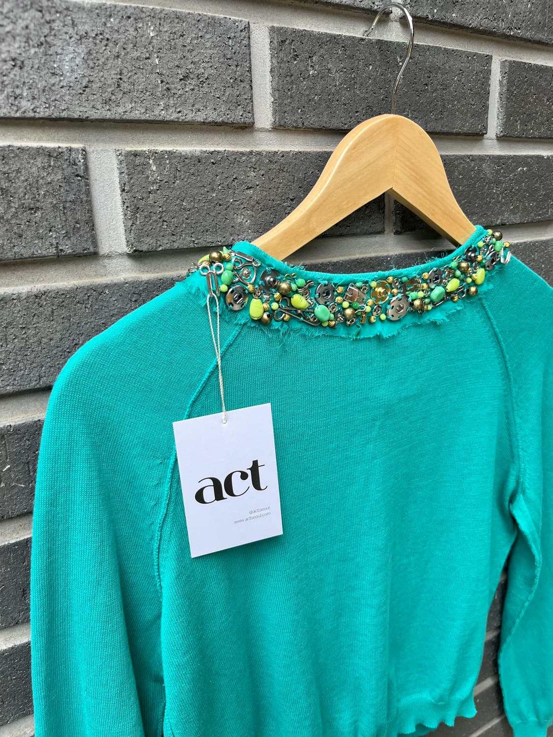 Moschino 모스키노 비디드 칼라 가디건 상품이미지9