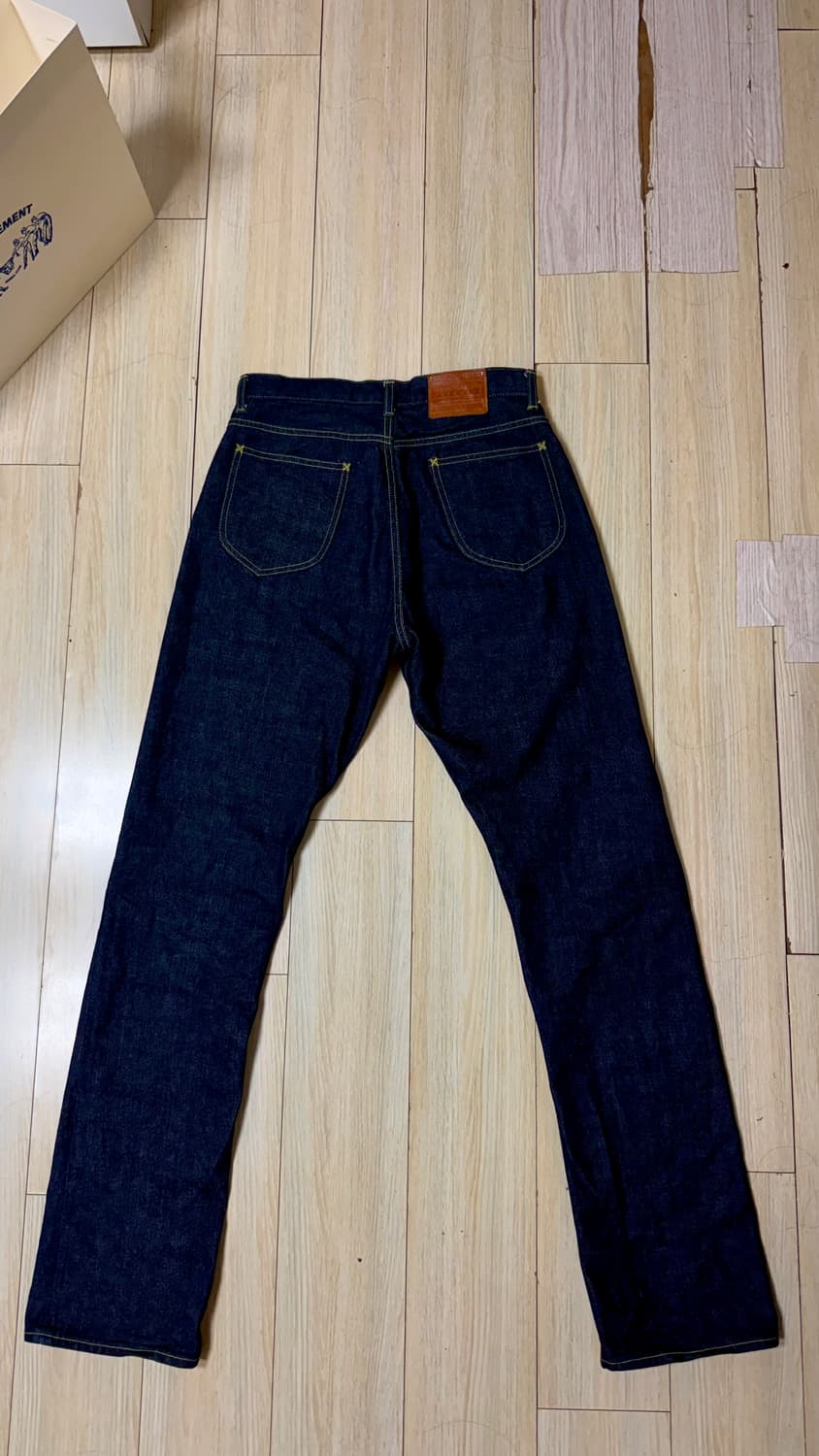 어트랙션즈 웨어마스터즈 스트레이트 원워시 셀비지데님 30사이즈 상품이미지3