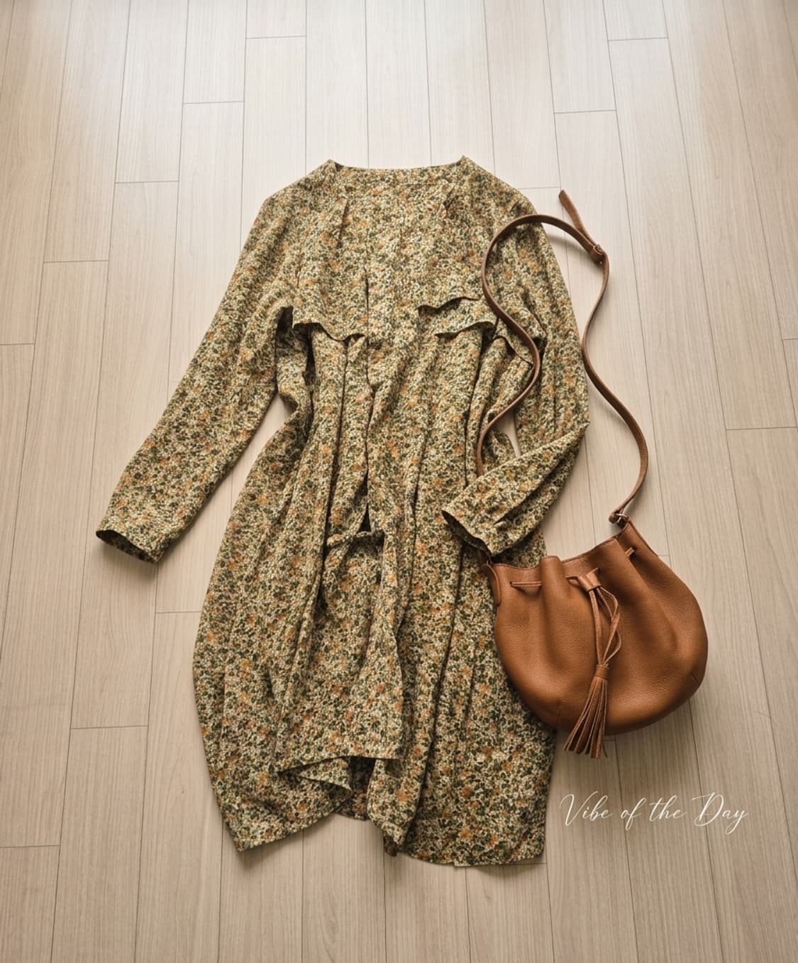 써스데이 아일랜드 잔꽃무늬 롱 원피스 상품이미지1