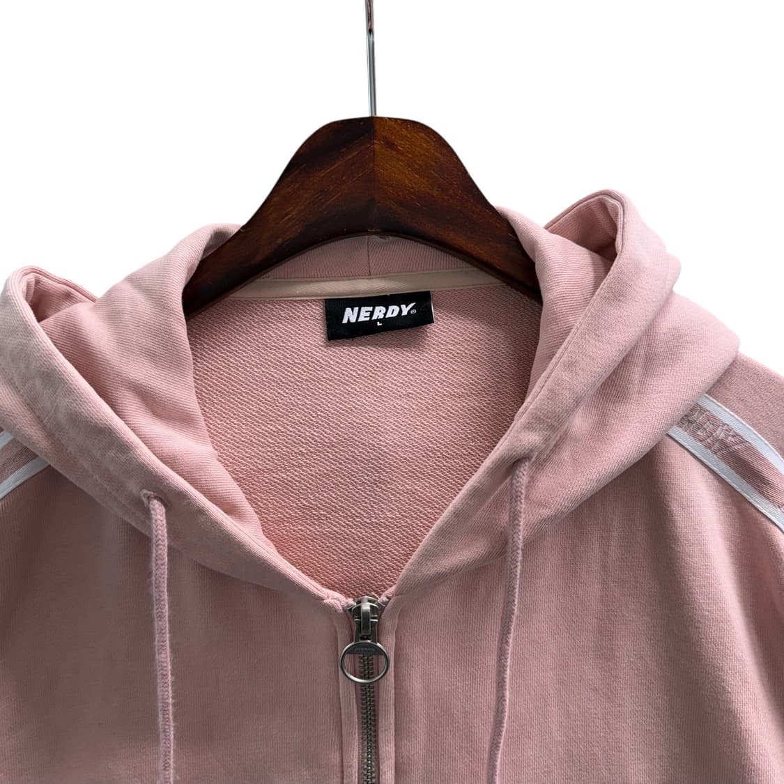[L] 널디 연핑크 후드집업 상품이미지5
